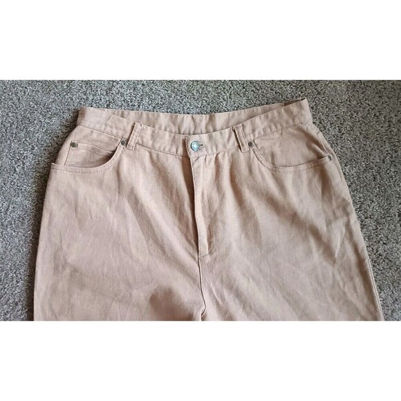 Jones New York Sport Pants Size 16  Linen Blend Straight Leg High Rise Old Money - Picture 5 of 8